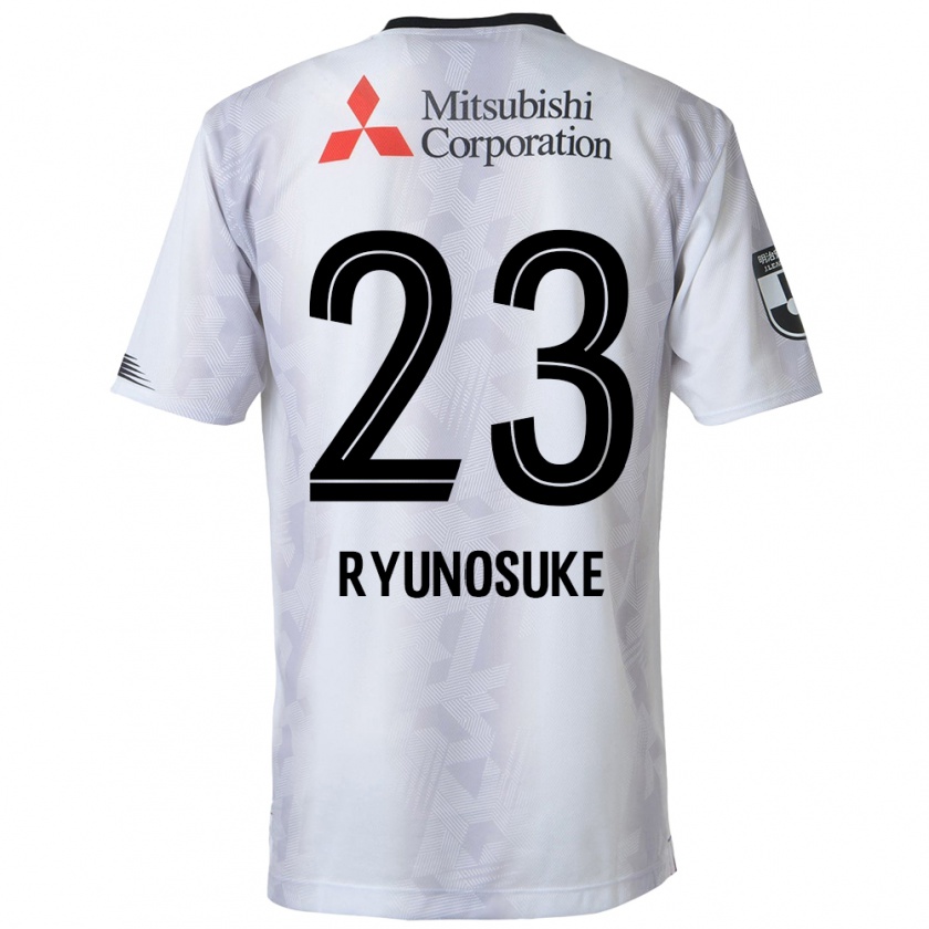 Kandiny Mujer Camiseta Ryunosuke Sato #23 Blanco Negro 2ª Equipación 2024/25 La Camisa México