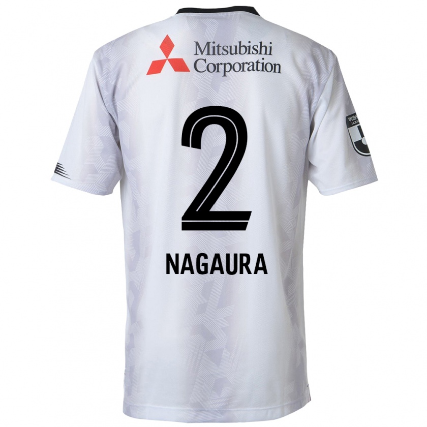 KandinyレディースKoshi Nagaura#2白黒アウェイシャツ2024/25ジャージーユニフォーム