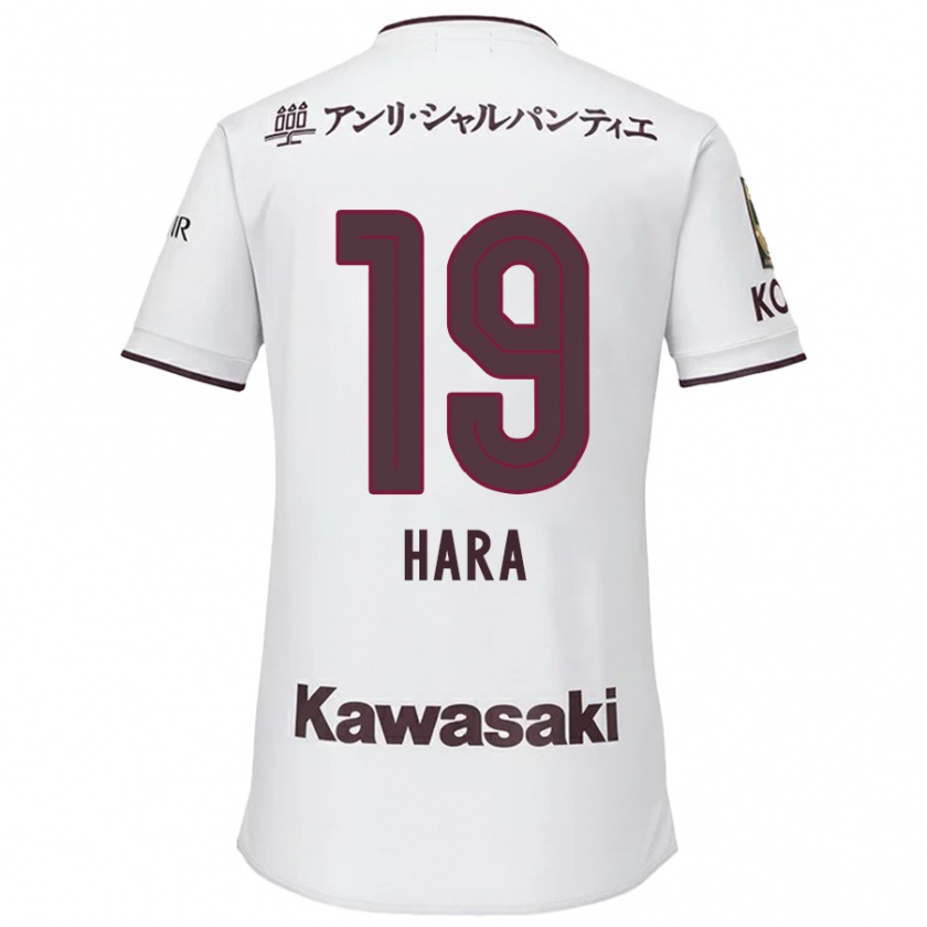 KandinyレディースSota Hara#19赤、白アウェイシャツ2024/25ジャージーユニフォーム