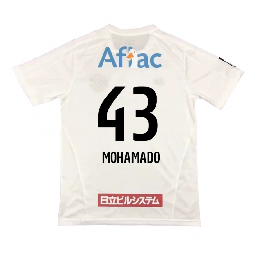 Kandiny Donna Maglia Faruzansana Mohamado #43 Bianco Nero Kit Gara Away 2024/25 Maglietta