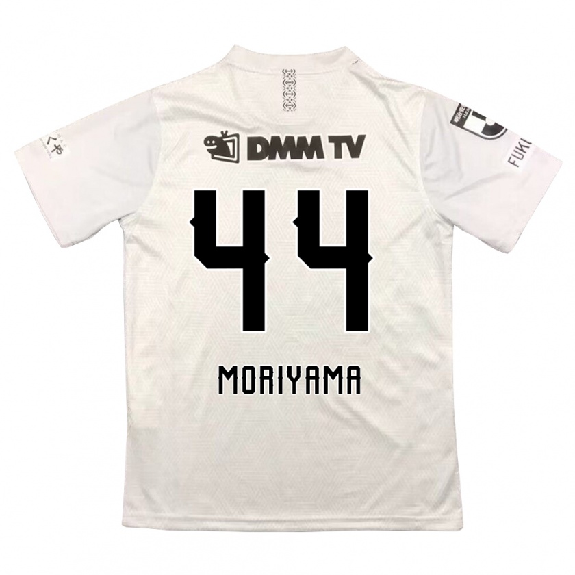 Kandiny Donna Maglia Kimiya Moriyama #44 Grigio Nero Kit Gara Away 2024/25 Maglietta