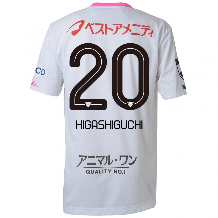 Kandiny Damen Aitaro Higashiguchi #20 Weiß Blau Rosa Auswärtstrikot Trikot 2024/25 T-Shirt Österreich