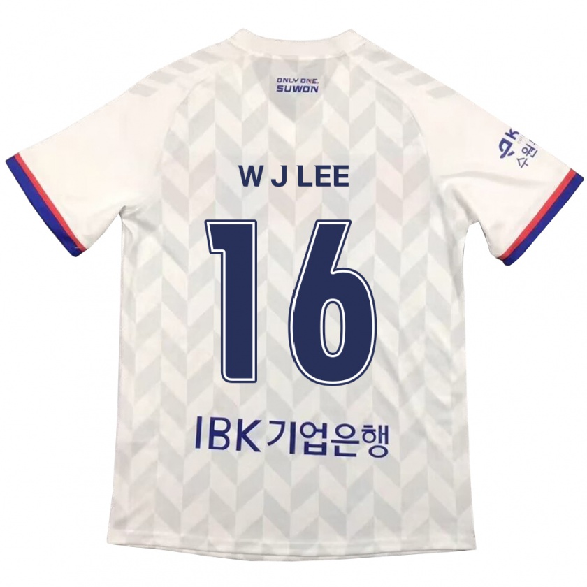 Kandiny Damen Jae-Won Lee #16 Weiß Blau Auswärtstrikot Trikot 2024/25 T-Shirt Österreich