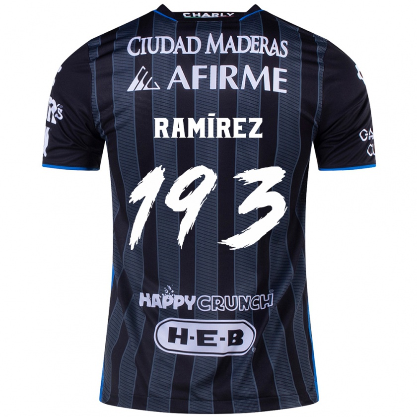 KandinyレディースÁngel Ramírez#193白黒アウェイシャツ2024/25ジャージーユニフォーム