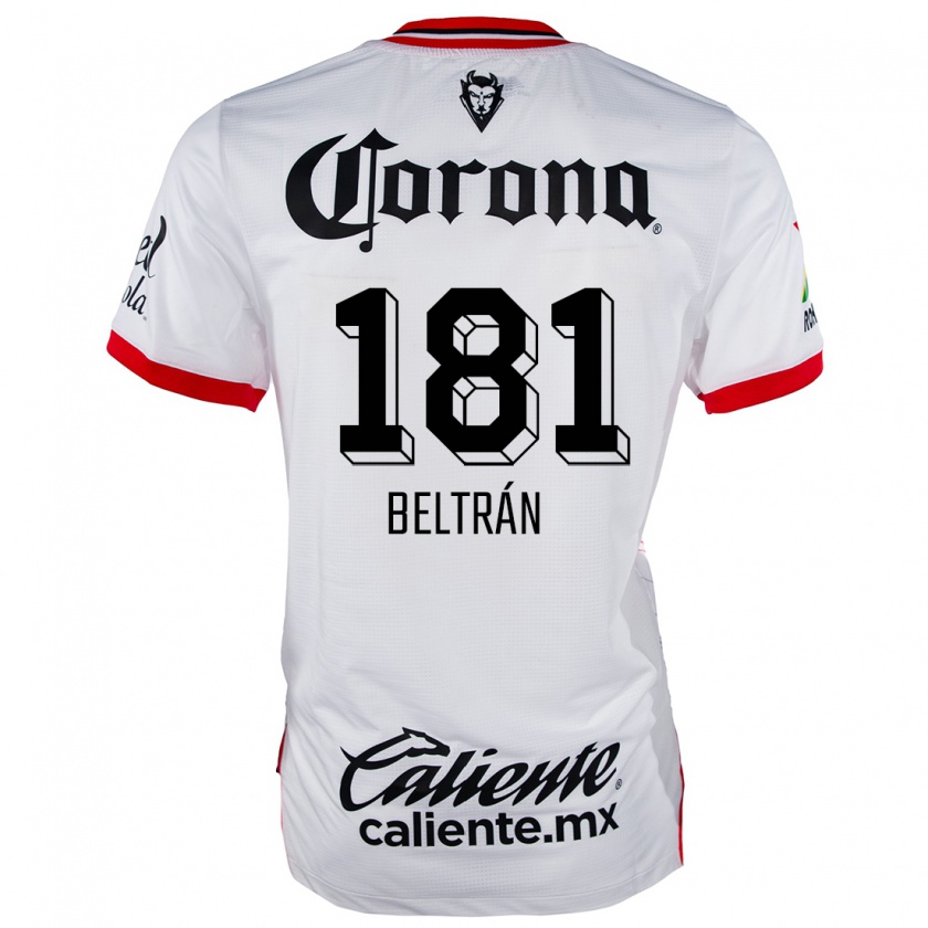 KandinyレディースRonaldo Beltrán#181赤、白アウェイシャツ2024/25ジャージーユニフォーム