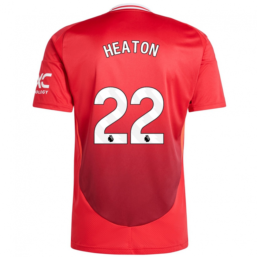 Kandiny Kinderen Tom Heaton #22 Felrood Thuisshirt Thuistenue 2024/25 T-Shirt