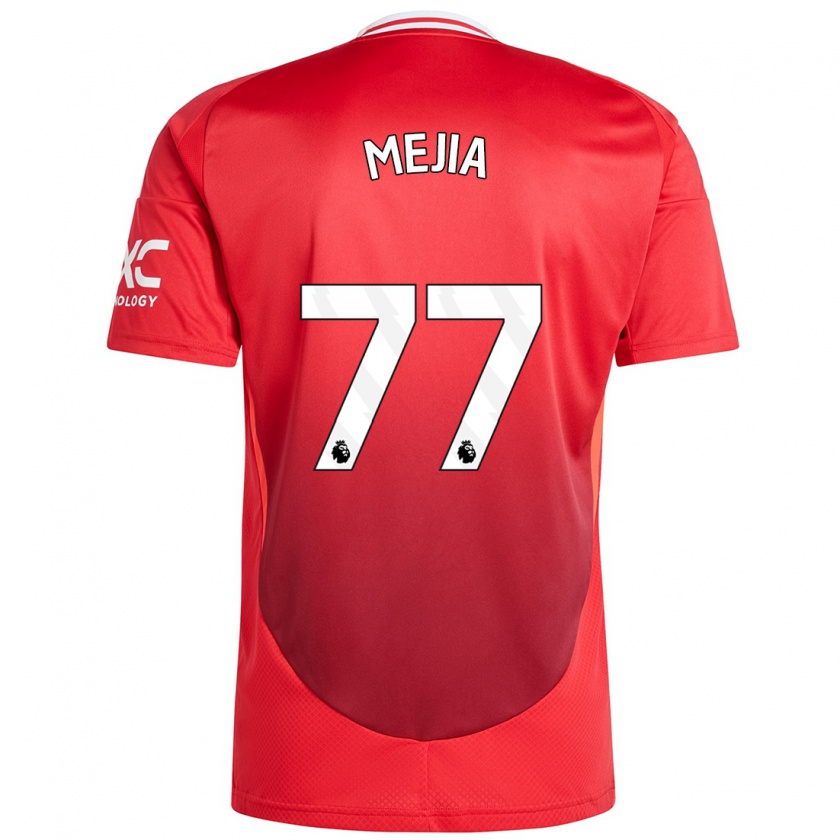 Kandiny Kinder Mateo Mejia #77 Hellrot Heimtrikot Trikot 2024/25 T-Shirt Österreich