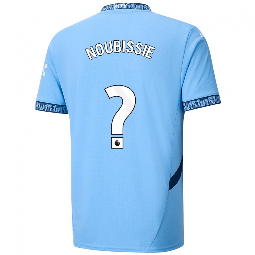 Kandiny Kinder Tyrese Noubissie #0 Marineblau Heimtrikot Trikot 2024/25 T-Shirt Österreich