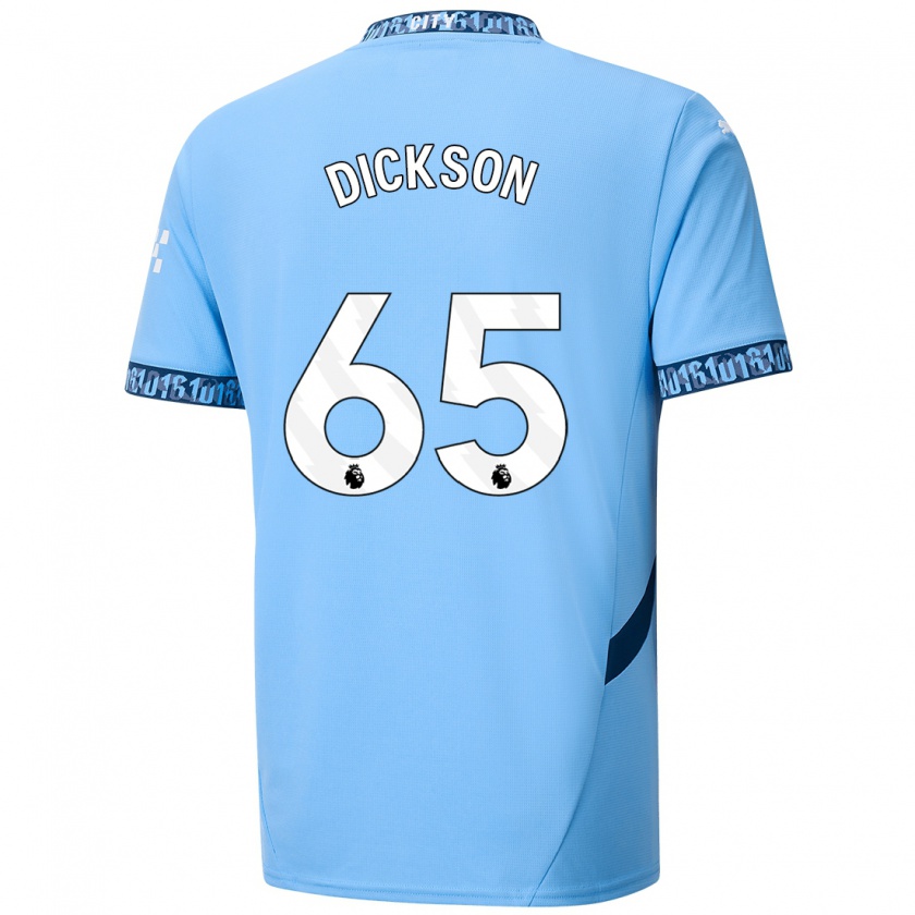 Kandiny Bambino Maglia Will Dickson #65 Blu Navy Kit Gara Home 2024/25 Maglietta