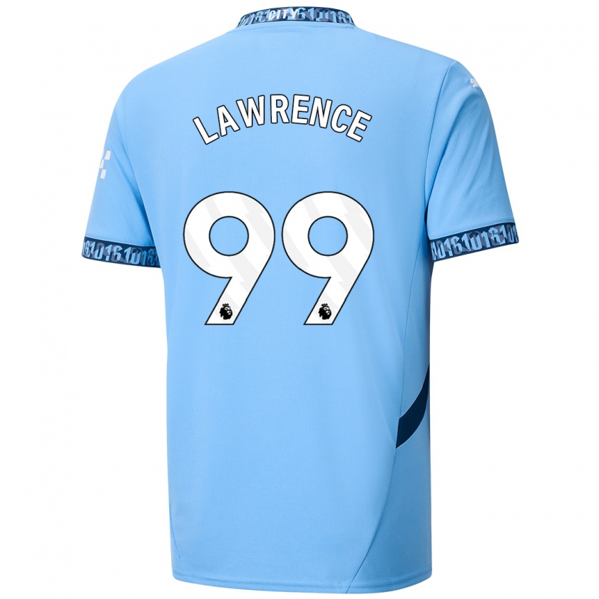 Kandiny Kinderen Emilio Lawrence #99 Marineblauw Thuisshirt Thuistenue 2024/25 T-Shirt België