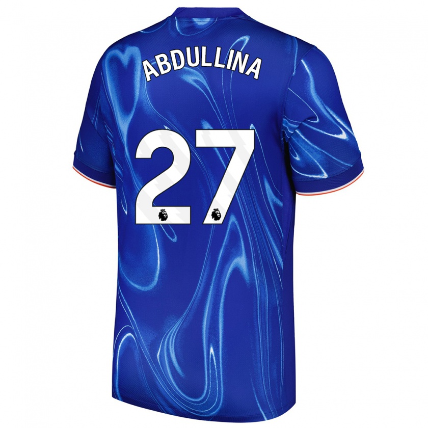 Kandiny Bambino Maglia Alsu Abdullina #27 Blu Bianco Kit Gara Home 2024/25 Maglietta