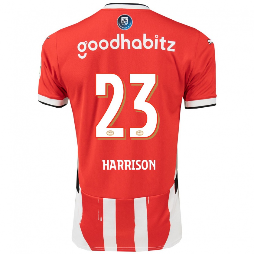 Kandiny Kinderen Amy Harrison #23 Rood Wit Thuisshirt Thuistenue 2024/25 T-Shirt