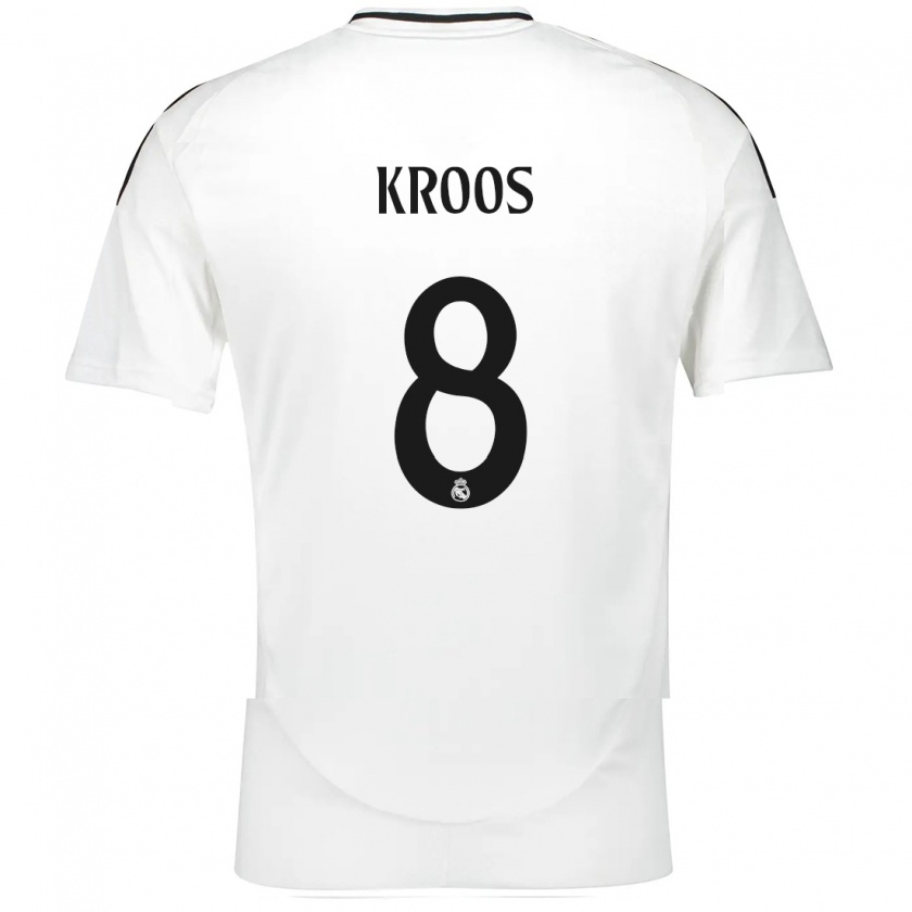 Kandiny Kinder Toni Kroos #8 Weiß Heimtrikot Trikot 2024/25 T-Shirt Österreich