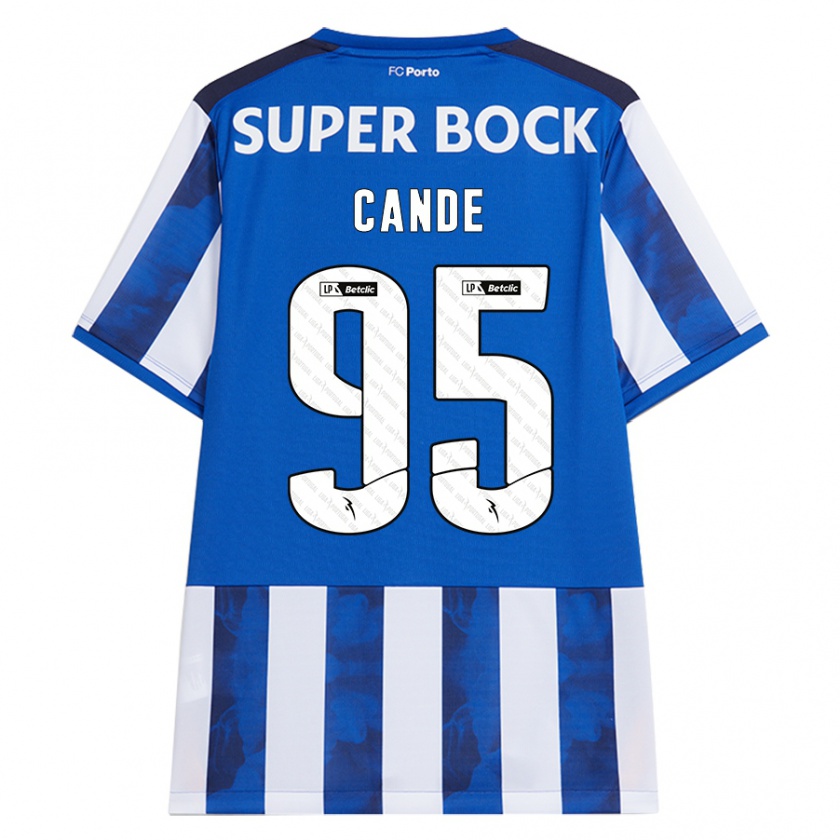 Kandiny Bambino Maglia Anhá Cande #95 Blu Bianco Kit Gara Home 2024/25 Maglietta