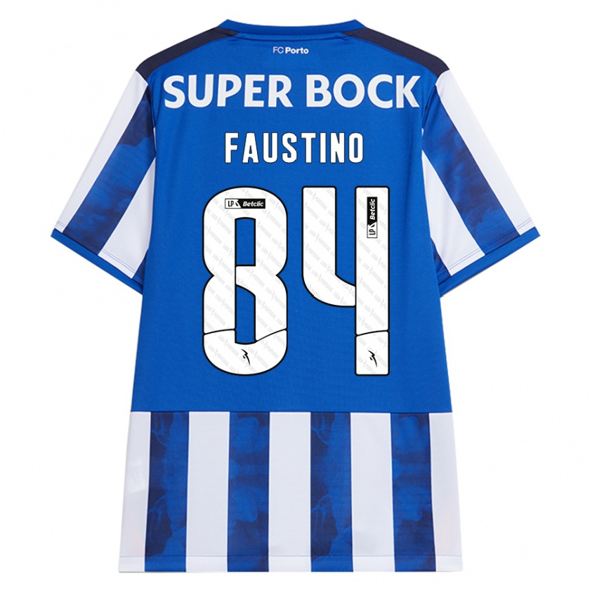 Kandiny Bambino Maglia Levi Faustino #84 Blu Bianco Kit Gara Home 2024/25 Maglietta