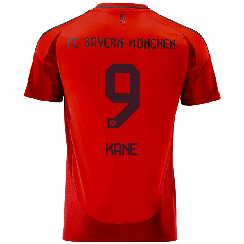 Kandiny Bambino Maglia Harry Kane #9 Rosso Kit Gara Home 2024/25 Maglietta