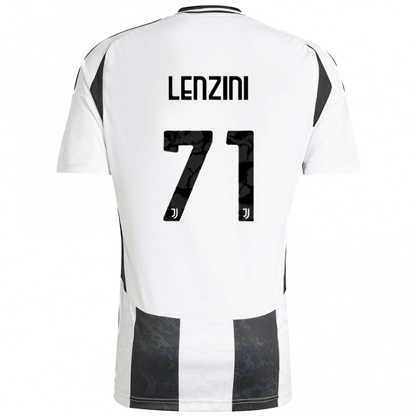 Kandiny Kinder Martina Lenzini #71 Weiß Schwarz Heimtrikot Trikot 2024/25 T-Shirt Österreich