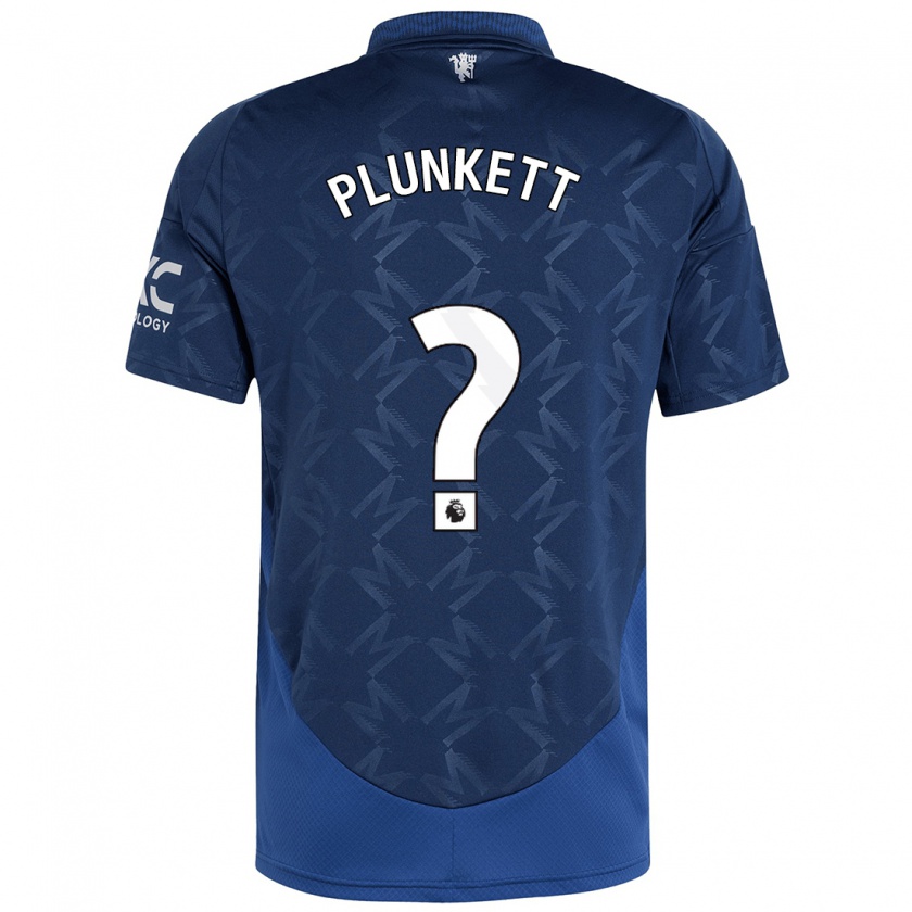 Kandiny Kinder Dante Plunkett #0 Indigo Auswärtstrikot Trikot 2024/25 T-Shirt Österreich