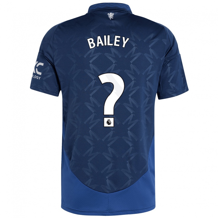 Kandiny Kinder James Bailey #0 Indigo Auswärtstrikot Trikot 2024/25 T-Shirt Österreich