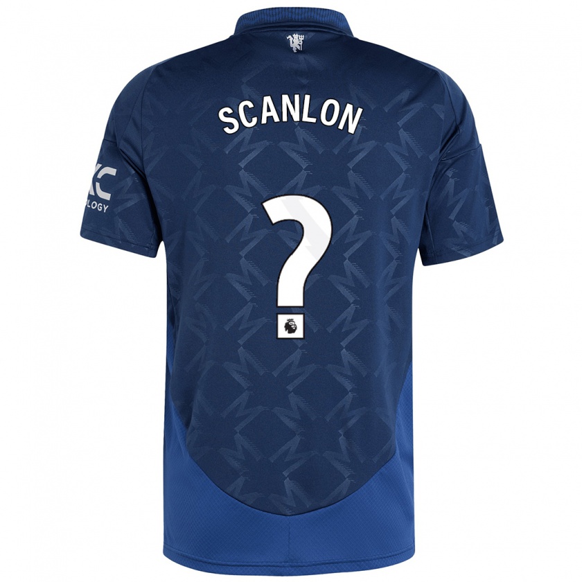 Kandiny Niño Camiseta Luca Scanlon #0 Índigo 2ª Equipación 2024/25 La Camisa