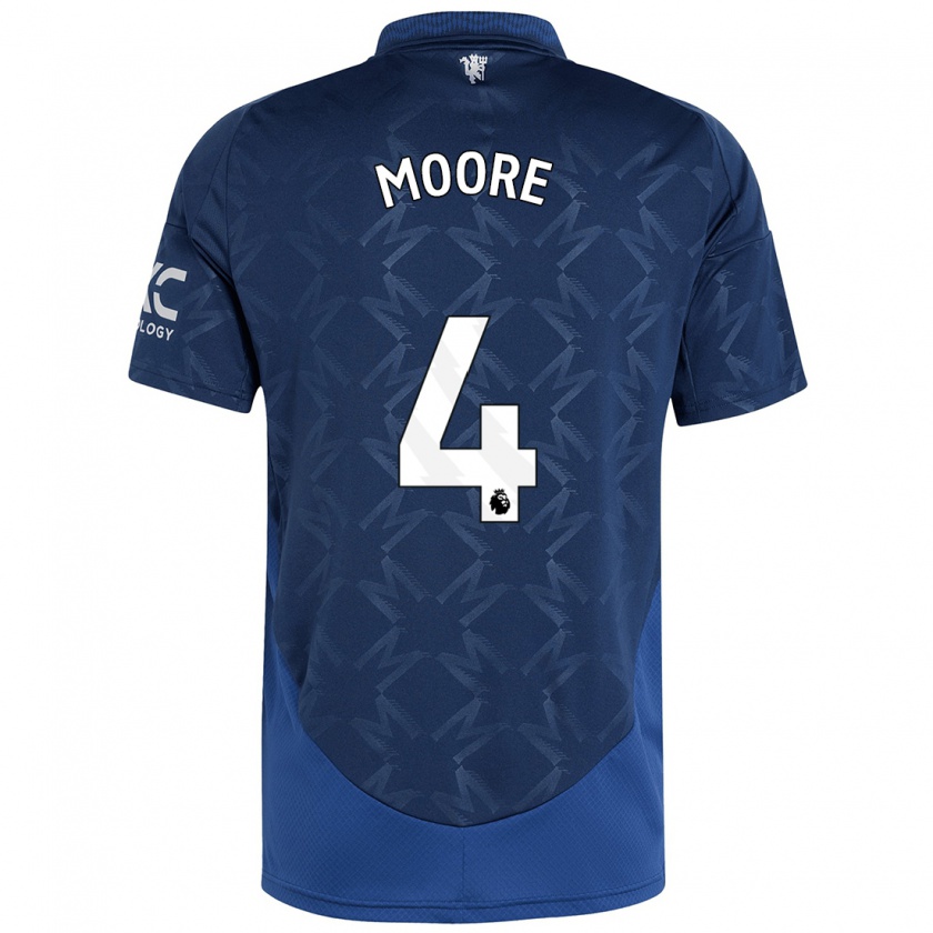 Kandiny Bambino Maglia Jade Moore #4 Indaco Kit Gara Away 2024/25 Maglietta