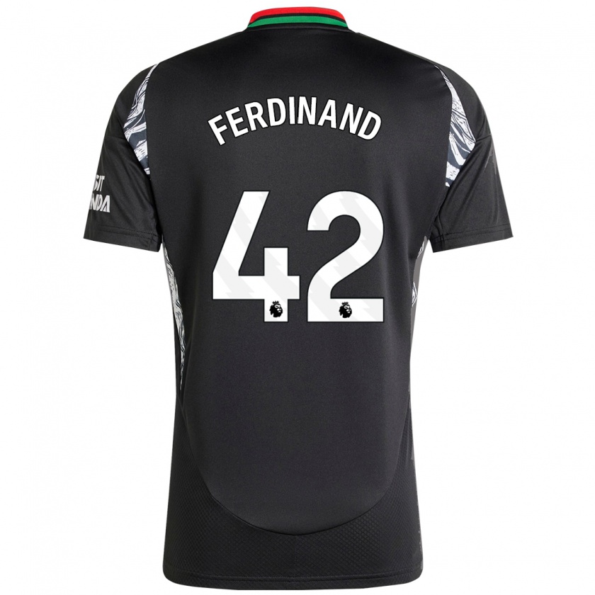 Kandiny Kinderen Seb Ferdinand #42 Zwart Uitshirt Uittenue 2024/25 T-Shirt