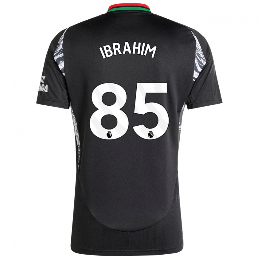 Kandiny Kinderen Ife Ibrahim #85 Zwart Uitshirt Uittenue 2024/25 T-Shirt