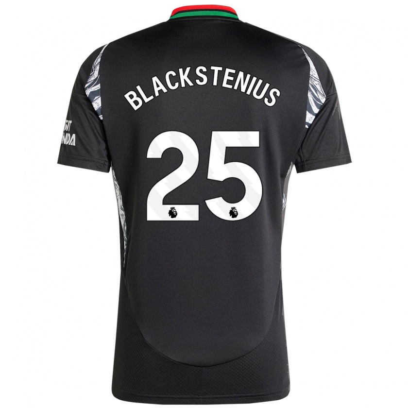 Kandiny Kinder Stina Blackstenius #25 Schwarz Auswärtstrikot Trikot 2024/25 T-Shirt Österreich