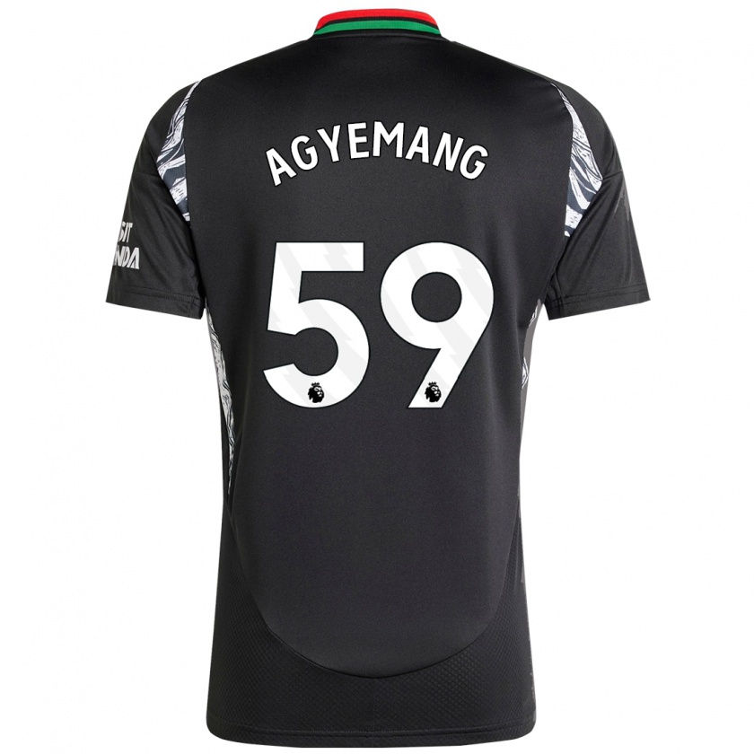 Kandiny Kinderen Michelle Agyemang #59 Zwart Uitshirt Uittenue 2024/25 T-Shirt België