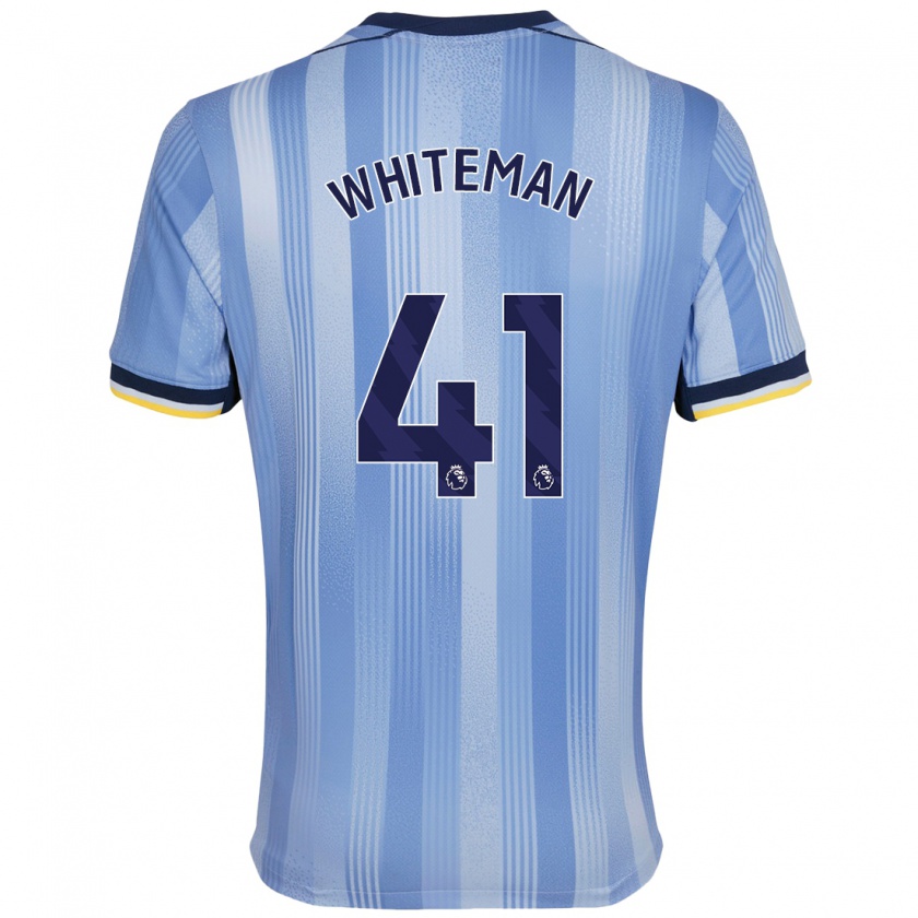 Kandiny Kinderen Alfie Whiteman #41 Lichtblauw Uitshirt Uittenue 2024/25 T-Shirt