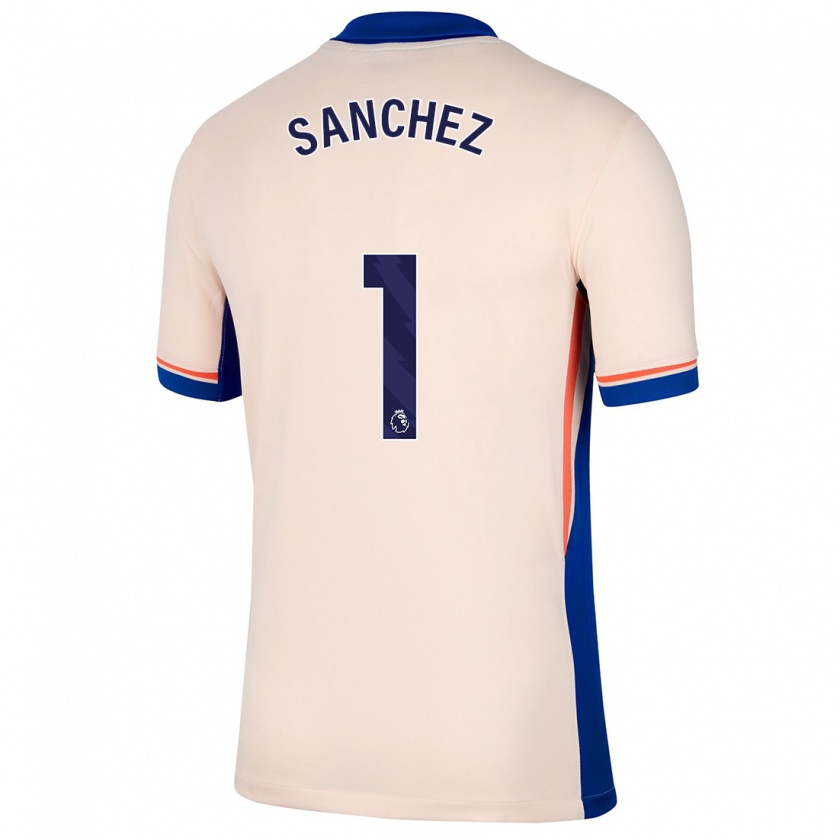 Kandiny Kinder Robert Sánchez #1 Hellbeige Auswärtstrikot Trikot 2024/25 T-Shirt Österreich