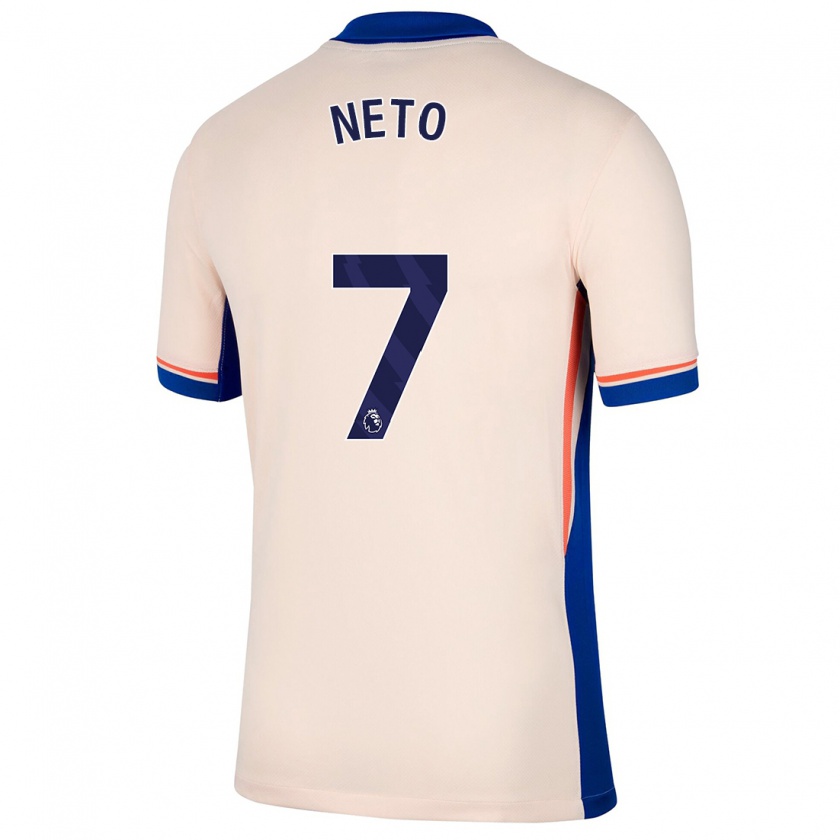 Kandiny Niño Camiseta Pedro Neto #7 Beige Claro 2ª Equipación 2024/25 La Camisa México