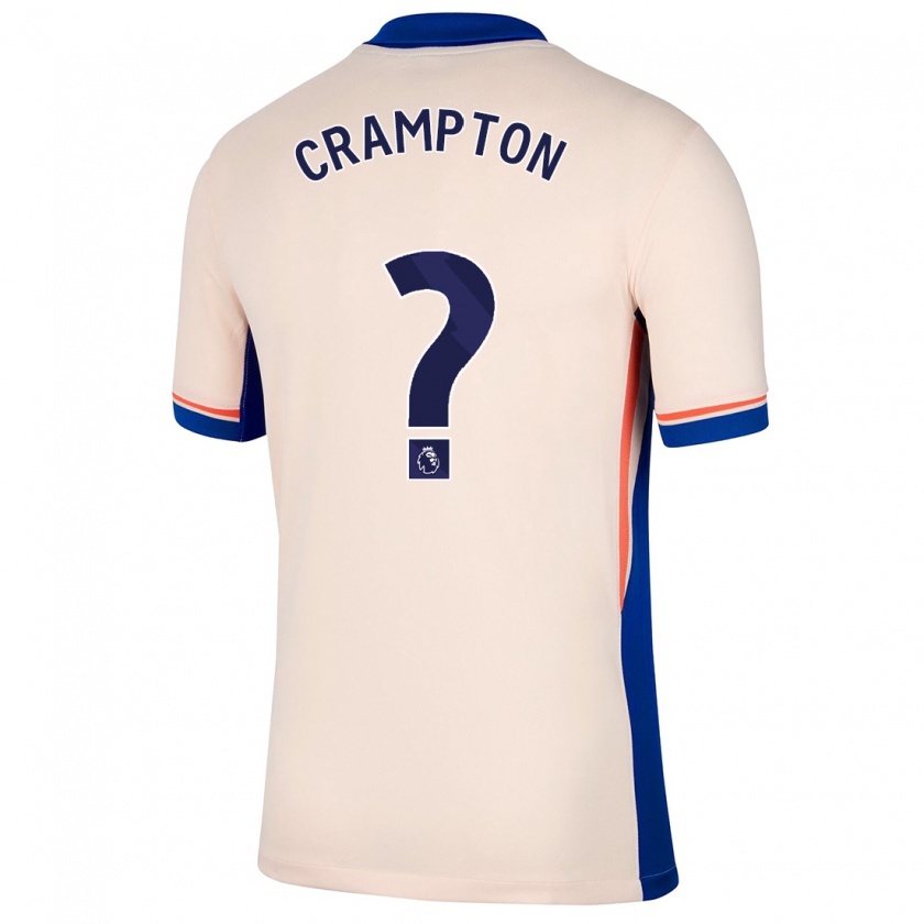 Kandiny Bambino Maglia Kai Crampton #0 Beige Chiaro Kit Gara Away 2024/25 Maglietta