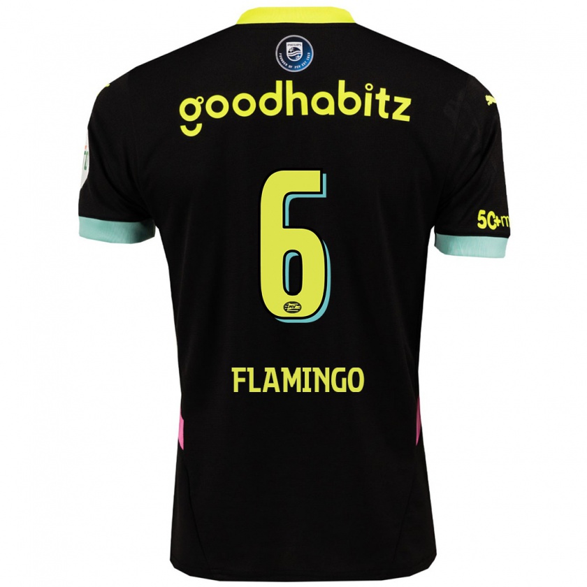 Kandiny Kinder Ryan Flamingo #6 Schwarz Gelb Auswärtstrikot Trikot 2024/25 T-Shirt Österreich