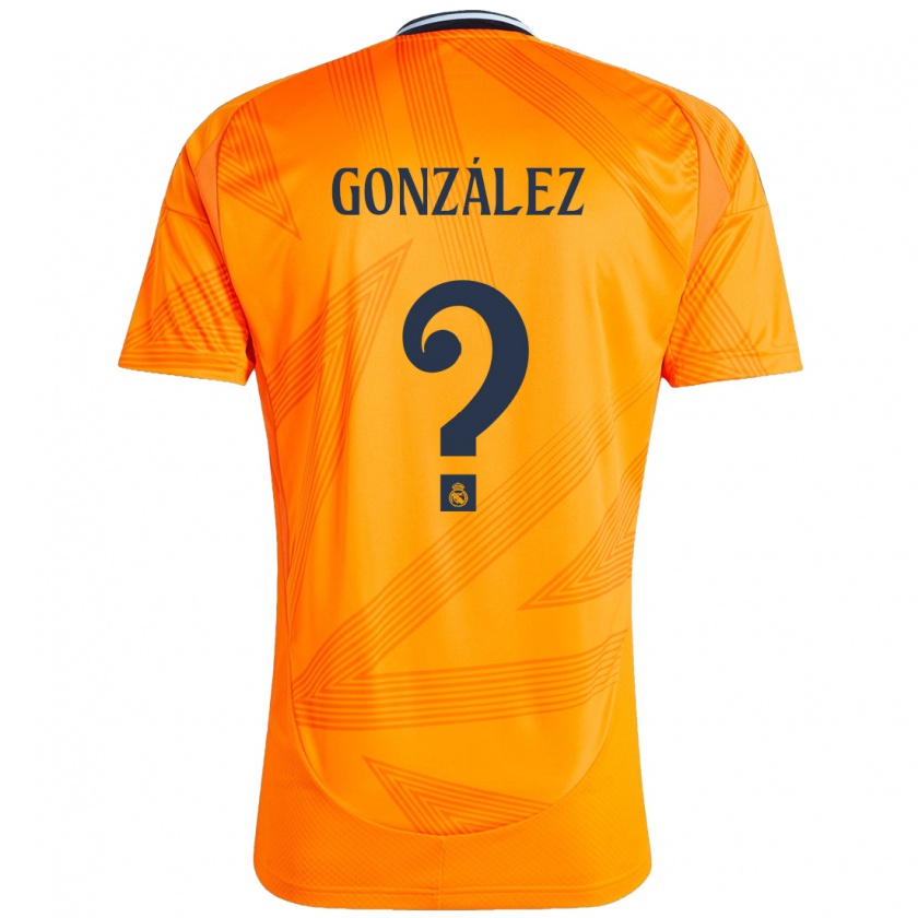 Kandiny Kinderen Álvaro González #0 Oranje Uitshirt Uittenue 2024/25 T-Shirt