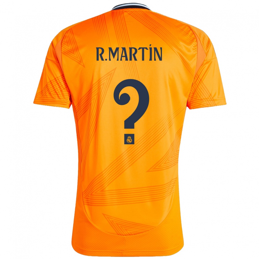 Kandiny Kinderen Roberto Martín #0 Oranje Uitshirt Uittenue 2024/25 T-Shirt