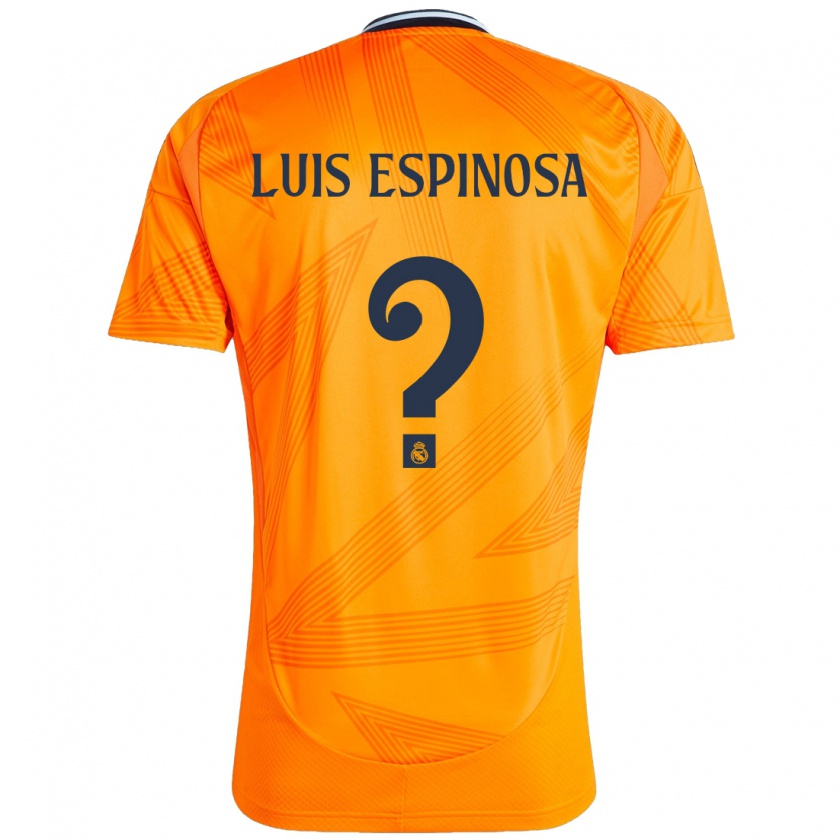 KandinyキッズJosé Luis Espinosa#0オレンジアウェイシャツ2024/25ジャージーユニフォーム