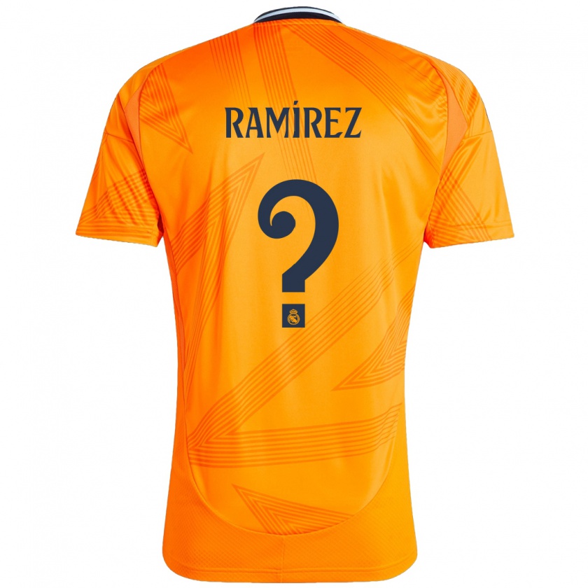 Kandiny Kinderen Izan Ramírez #0 Oranje Uitshirt Uittenue 2024/25 T-Shirt