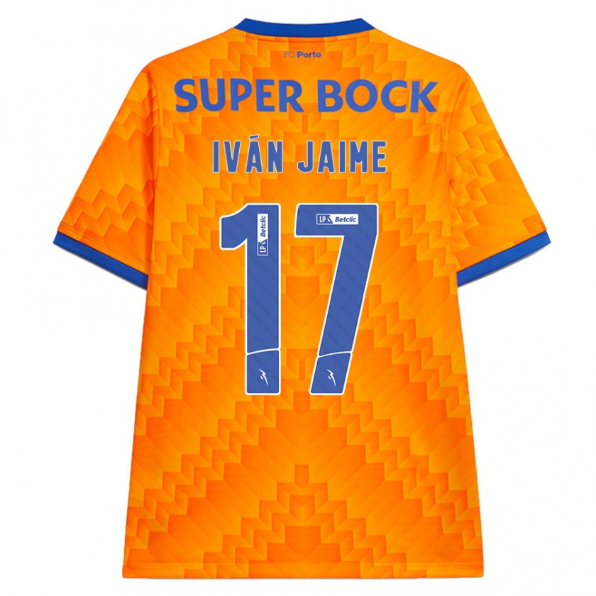 Kandiny Kinderen Iván Jaime #17 Oranje Uitshirt Uittenue 2024/25 T-Shirt