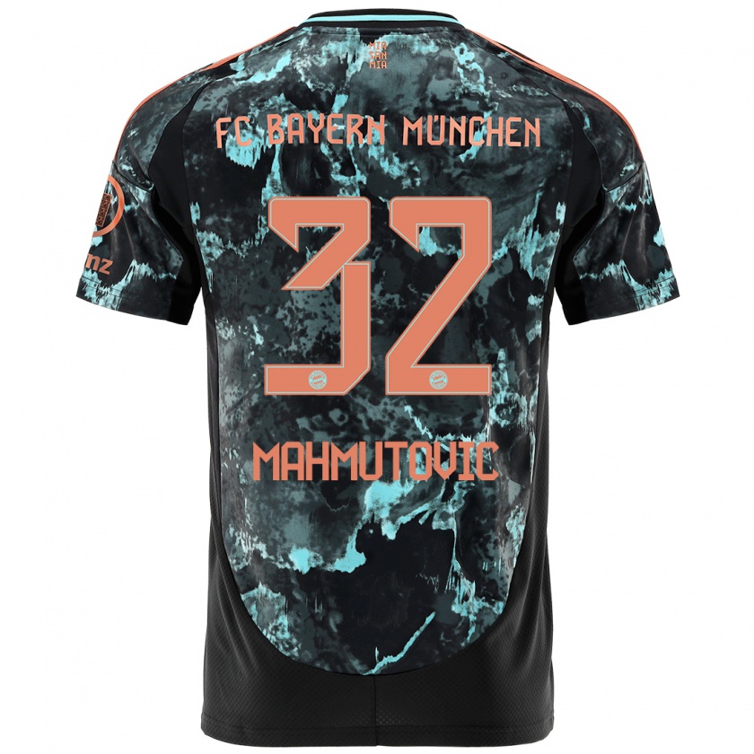 Kandiny Kinderen Ena Mahmutovic #32 Zwart Uitshirt Uittenue 2024/25 T-Shirt