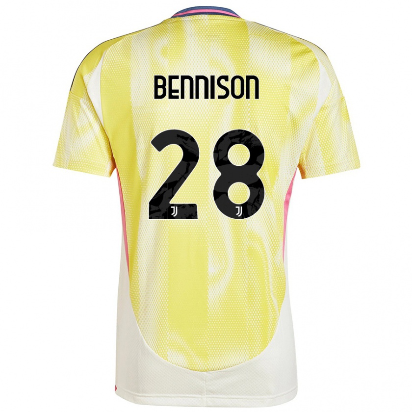 Kandiny Kinderen Hanna Bennison #28 Zonnig Geel Uitshirt Uittenue 2024/25 T-Shirt