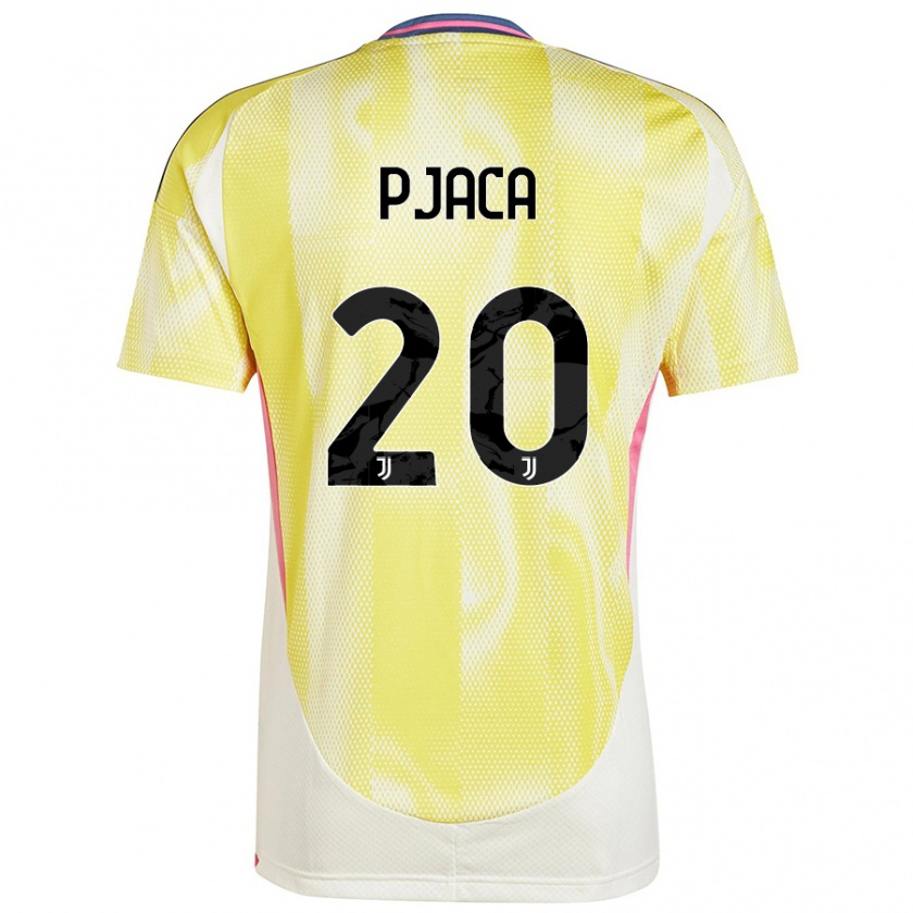 Kandiny Kinderen Marko Pjaca #20 Zonnig Geel Uitshirt Uittenue 2024/25 T-Shirt