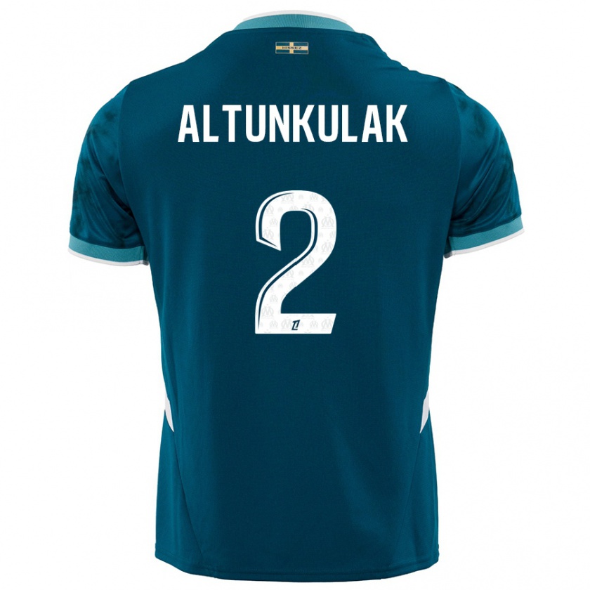 Kandiny Kinderen Selen Altunkulak #2 Turkoois Blauw Uitshirt Uittenue 2024/25 T-Shirt