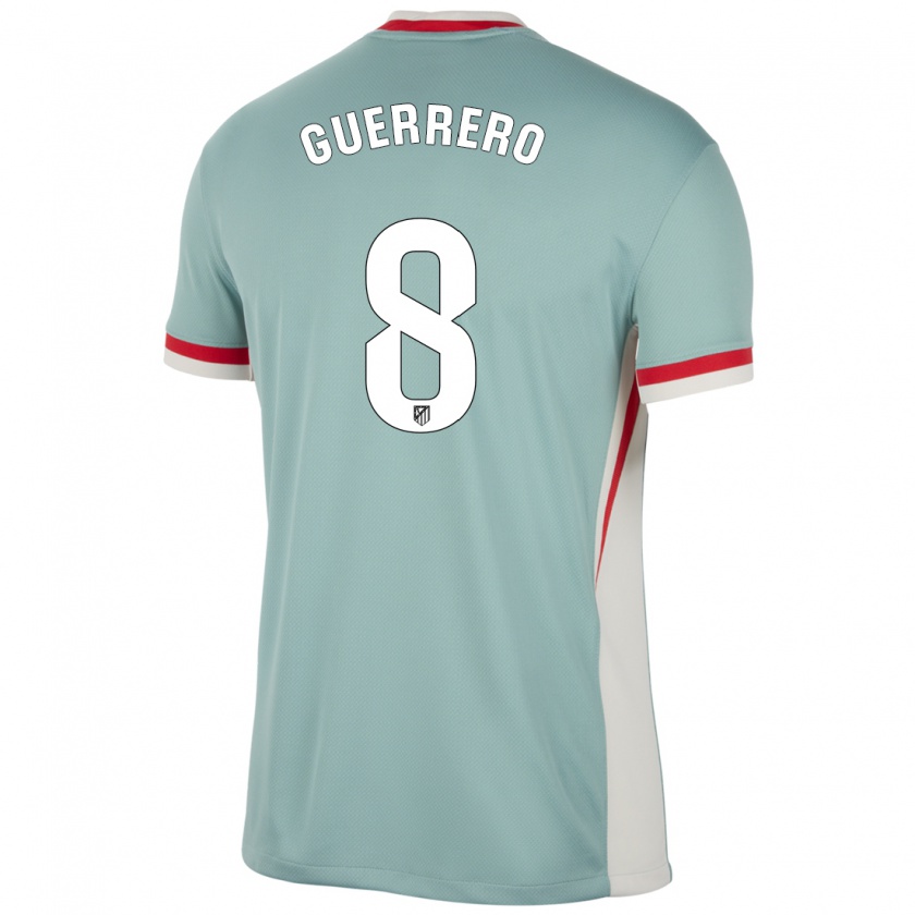 Kandiny Kinder Irene Guerrero #8 Hellbeige Blau Auswärtstrikot Trikot 2024/25 T-Shirt Österreich