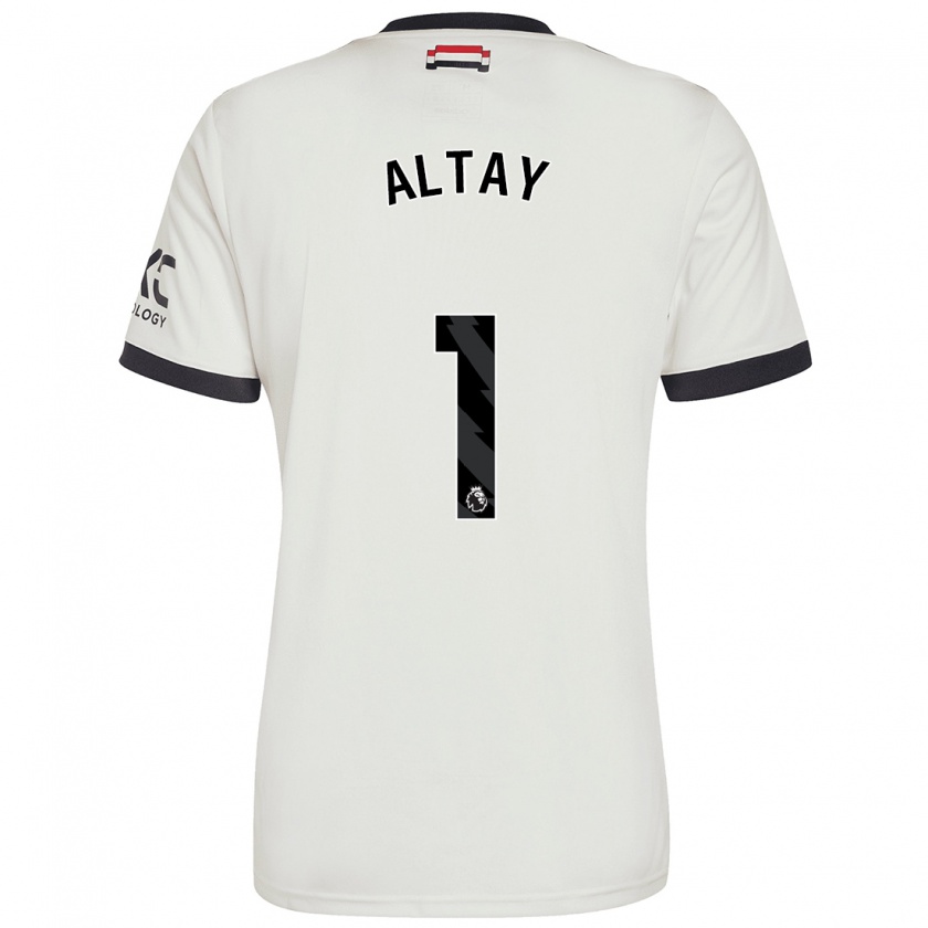 Kandiny Kinderen Altay Bayındır #1 Gebroken Wit Thuisshirt Derde Tenue 2024/25 T-Shirt