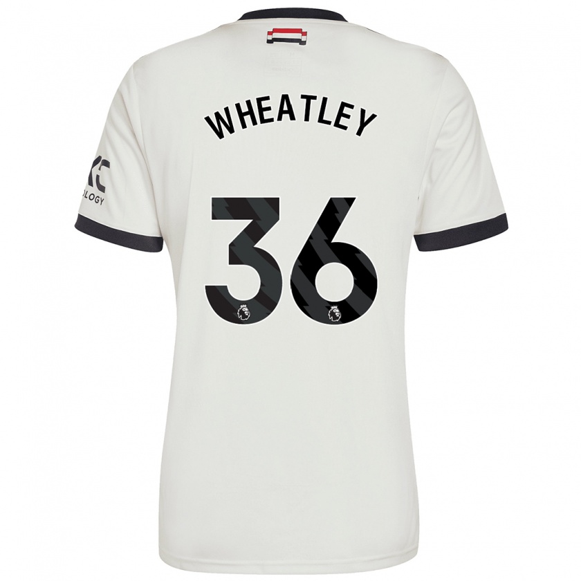 Kandiny Kinderen Ethan Wheatley #36 Gebroken Wit Thuisshirt Derde Tenue 2024/25 T-Shirt