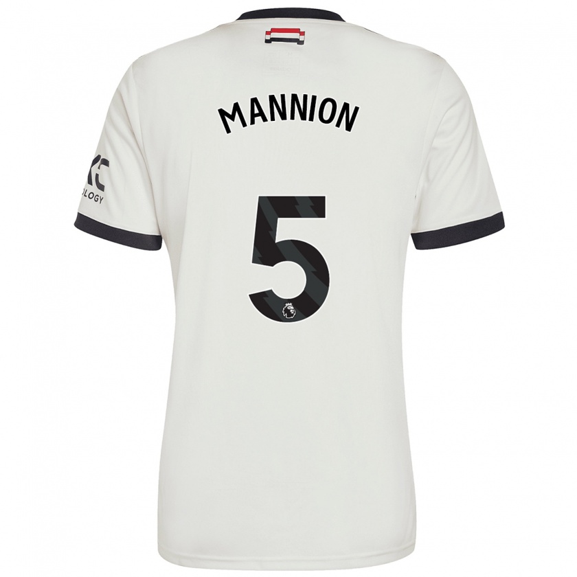 Kandiny Kinder Aoife Mannion #5 Cremeweiß Ausweichtrikot Trikot 2024/25 T-Shirt Österreich