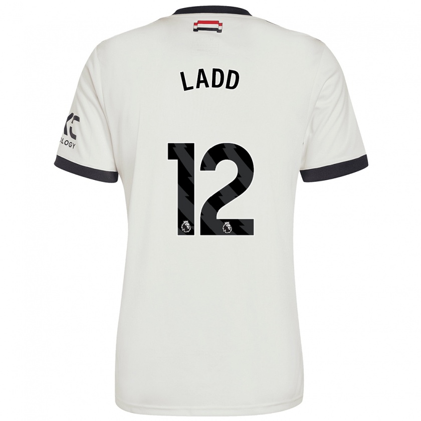 Kandiny Kinder Hayley Ladd #12 Cremeweiß Ausweichtrikot Trikot 2024/25 T-Shirt Österreich