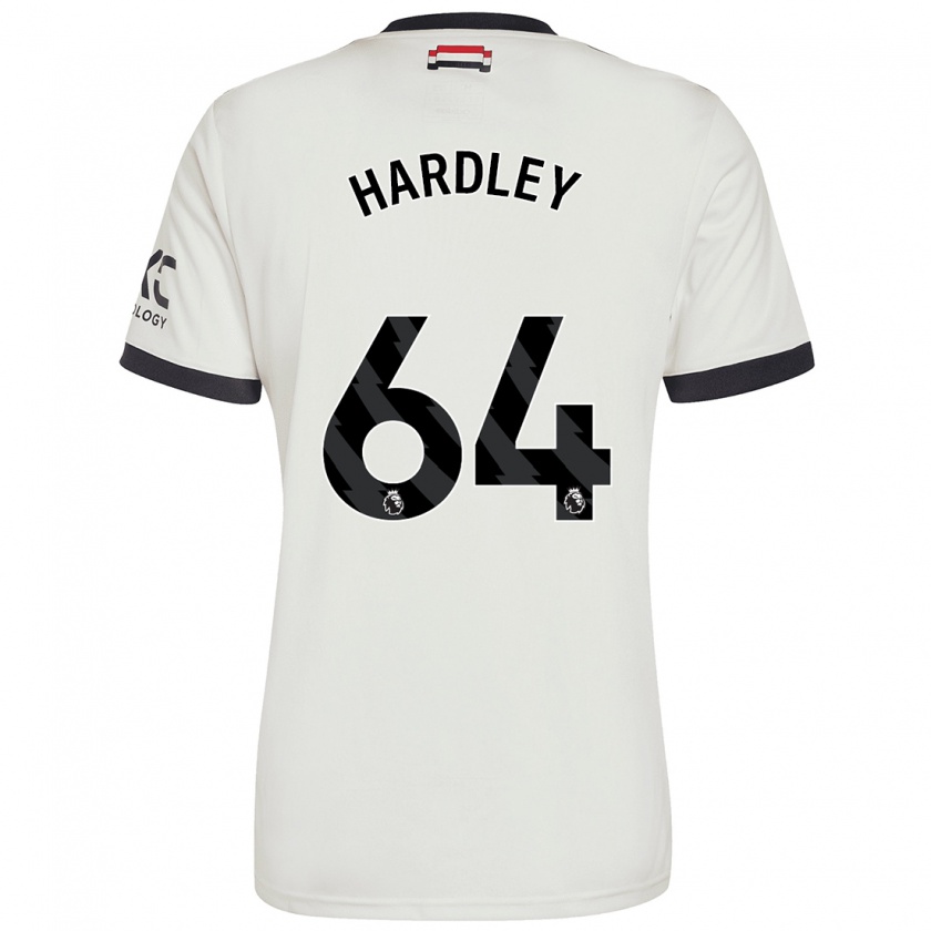 Kandiny Kinderen Bjorn Hardley #64 Gebroken Wit Thuisshirt Derde Tenue 2024/25 T-Shirt