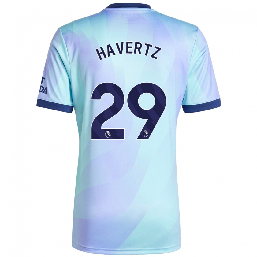 Kandiny Kinderen Kai Havertz #29 Aqua Thuisshirt Derde Tenue 2024/25 T-Shirt